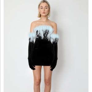 Miscreants Cupid dress black/ blue